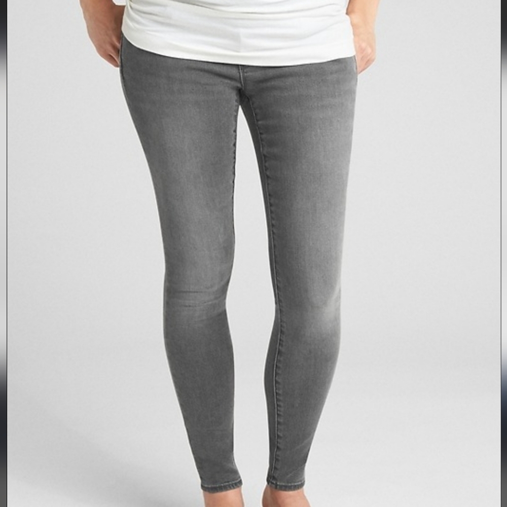 GAP Maternity True Waistband Full Panel True Skinny Jeans NEW,m- Sz 26 & 32
